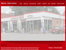 Tablet Screenshot of mariosautocentre.ca
